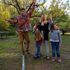 GIBBON Funline Treewear Set Slackline 15m - Blauw -Buitensport Winkel 18884 funline treewear set slackline 8 1157674