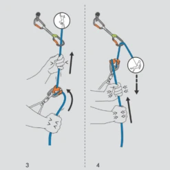Climbing Technology Click Up + Belay Device - Orange / Lobster -Buitensport Winkel 273256 05 d 547291