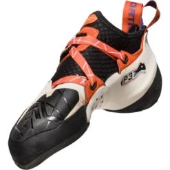 La Sportiva Solution Klimschoenen Dames - White/Lily Orange -Buitensport Winkel 274370 02 d 549657