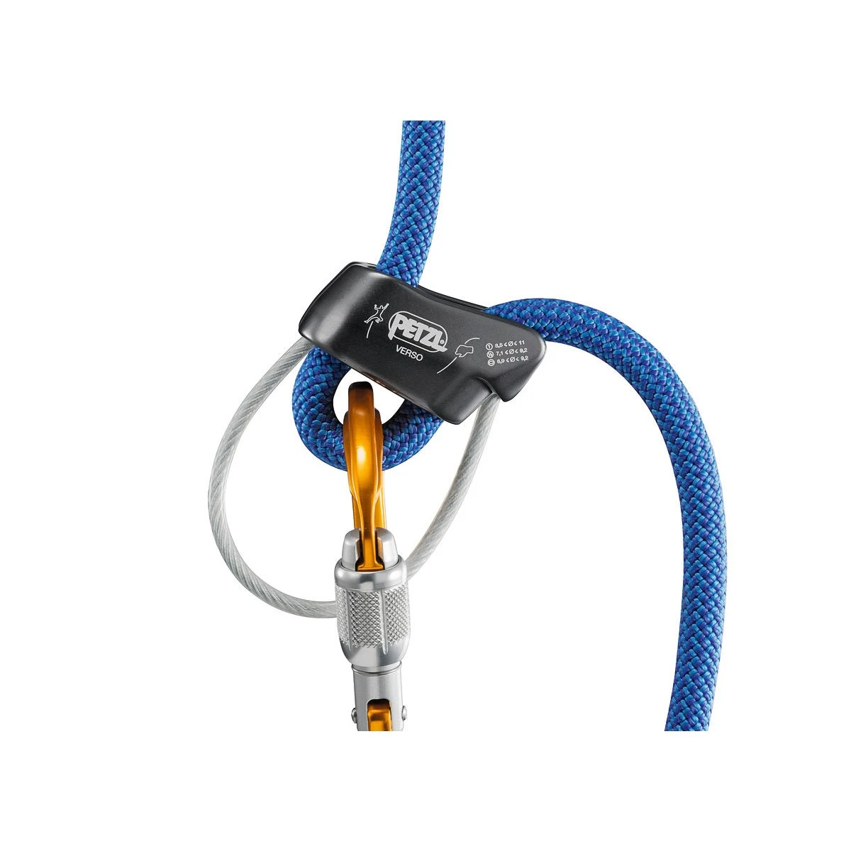 Petzl Verso Belay Device - Grey 3 Petzl Verso Belay Device - Grey - Afbeelding 3