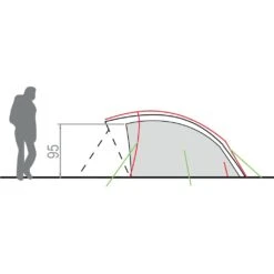 Vaude Taurus 3P Tent - Mossy Green -Buitensport Winkel 315624 04 d 653228