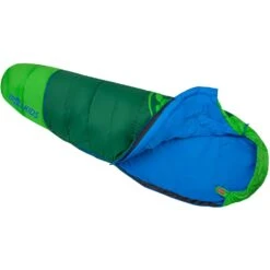 Trollkids Fjell Dreamer Extendable Sleeping Bag Kids - Dark Green/Green/Medium Blue -Buitensport Winkel 340162 02 d 720329