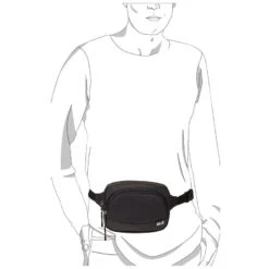 Jack Wolfskin Upgrade S Heuptas - Black -Buitensport Winkel 364692 03 d 786672