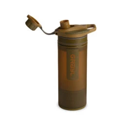 Grayl GeoPress Drinkfles Met Waterfilter - 710ml - Coyote Brown -Buitensport Winkel 411 cbn geopress coyotebrown open 1800px 1465787