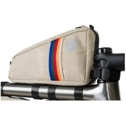AGU Venture Bovenbuis Tas - 0.7L - Beige -Buitensport Winkel agu top tube frame bag 41503400 555 03 1224412
