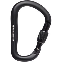 Black Diamond RockLock Screwgate Carabiner - Black