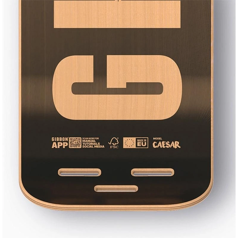 GIBBON Giboard Deck Slacklineboard - Caesar - Black 4 GIBBON Giboard Deck Slacklineboard - Caesar - Black - Afbeelding 4