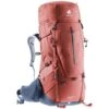 Deuter Aircontact X 60+15 SL Women's Trekking Backpack - Redwood-ink