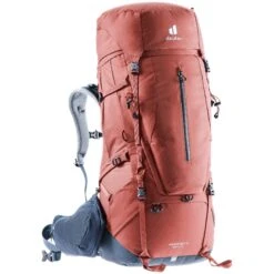 Deuter Aircontact X 60+15 SL Women's Trekking Backpack - Redwood-ink