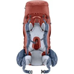 Deuter Aircontact X 60+15 SL Women's Trekking Backpack - Redwood-ink -Buitensport Winkel deuter aircontact x 60 15 sl women trekking backpack redwood ink 3 1236911