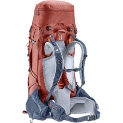 Deuter Aircontact X 60+15 SL Women's Trekking Backpack - Redwood-ink -Buitensport Winkel deuter aircontact x 60 15 sl women trekking backpack redwood ink 5 1236913