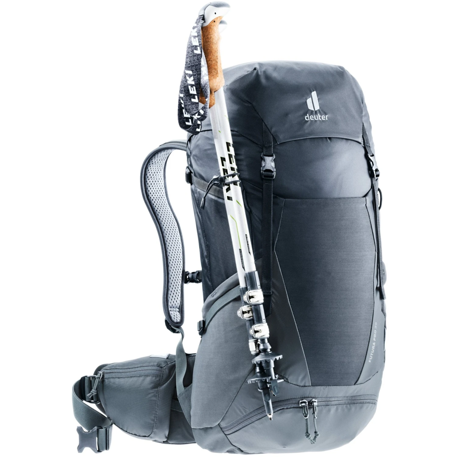 Deuter Futura Pro 36 Rugzak - Black-graphite 4 Deuter Futura Pro 36 Rugzak - Black-graphite - Afbeelding 4