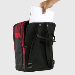 FJÄLLRÄVEN Fjällräven Kanken Re-Wool Laptop 15" Rugzak - Red-black -Buitensport Winkel fjaellraeven kanken re wool laptop 15 backpack granite grey 5 1025465