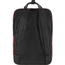 FJÄLLRÄVEN Fjällräven Kanken Re-Wool Laptop 15" Rugzak - Red-black -Buitensport Winkel fjaellraeven kanken re wool laptop 15 backpack red black 1 1025481