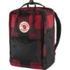 FJÄLLRÄVEN Fjällräven Kanken Re-Wool Laptop 15" Rugzak - Red-black