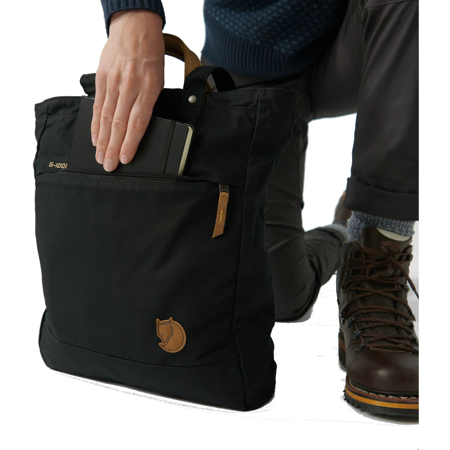 FJÄLLRÄVEN Fjällräven Totepack No.1 Tas - 14L - Deep Patina 11 FJÄLLRÄVEN Fjällräven Totepack No.1 Tas - 14L - Deep Patina - Afbeelding 11