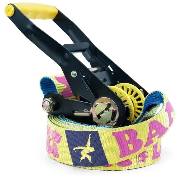 GIBBON Banana Lama Treewear Set Slackline - Blauw/geel 4 GIBBON Banana Lama Treewear Set Slackline - Blauw/geel - Afbeelding 4