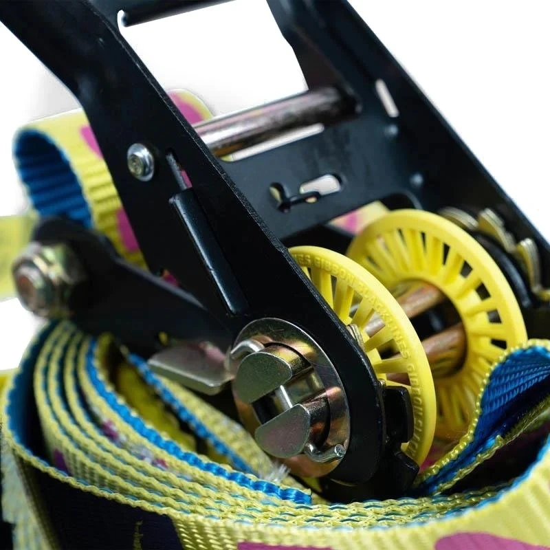 GIBBON Banana Lama Treewear Set Slackline - Blauw/geel 3 GIBBON Banana Lama Treewear Set Slackline - Blauw/geel - Afbeelding 3