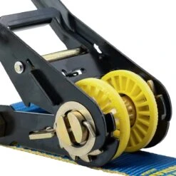 GIBBON Flowline Treewear Set Slackline 25m - Blauw/geel -Buitensport Winkel gibbon flowline treewear set blue yellow 18222 04 1512219