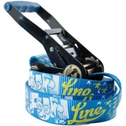 GIBBON Funline Treewear Set Slackline 15m - Blauw -Buitensport Winkel gibbon funline treewear set blue 18884 03 1512226
