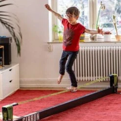 GIBBON Slackrack Classic 4.5m - Geel/zwart -Buitensport Winkel gibbon slackrack classic yellow black 16117 06 1512329