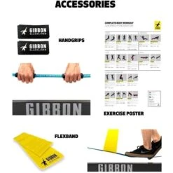 GIBBON Slackrack Fitness Edition 3m - Blauw/grijs -Buitensport Winkel gibbon slackrack fitness blue grey 15116 07 1512337