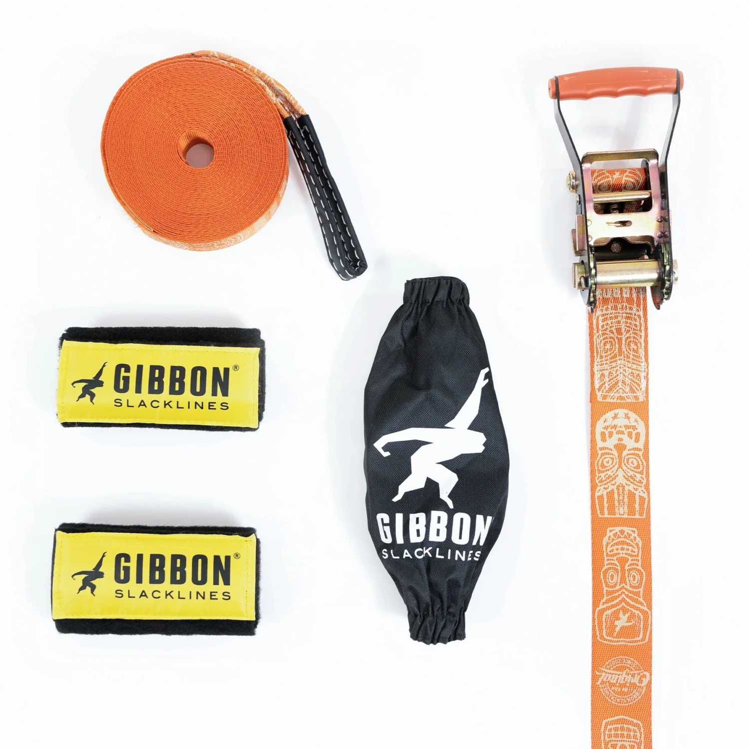 GIBBON Travelline Treewear - 15m Slackline Set 2 GIBBON Travelline Treewear - 15m Slackline Set - Afbeelding 2