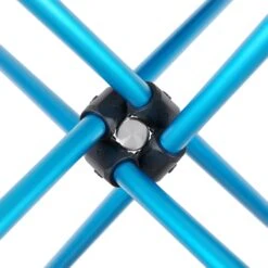 Helinox Café Camping Table - Black - Cyan Blue -Buitensport Winkel helinox cafe table black cyan blue 8 1215185