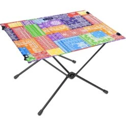 Helinox Table One Hard Top L - Campingtafel - Rainbow Bandana / Zwart