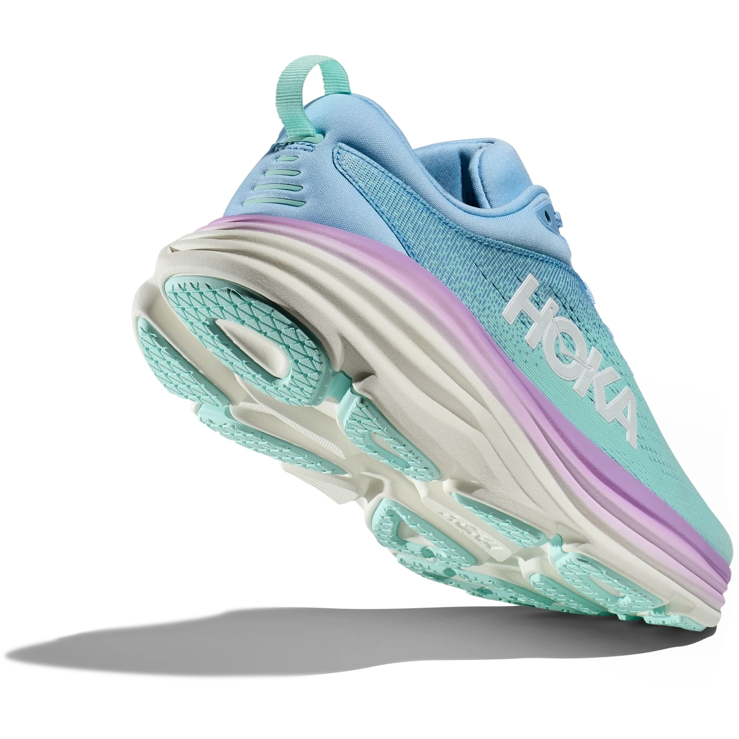 Hoka Bondi 8 Hardloopschoenen Dames - Airy Blue / Sunlit Ocean 5 Hoka Bondi 8 Hardloopschoenen Dames - Airy Blue / Sunlit Ocean - Afbeelding 5