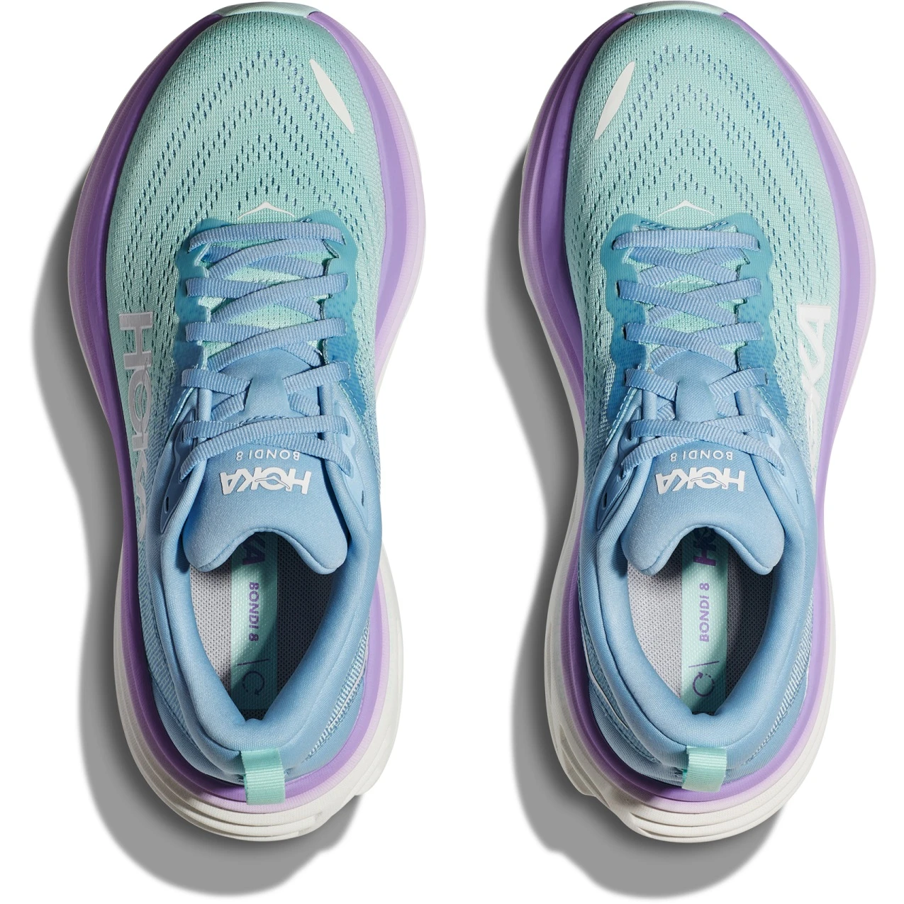 Hoka Bondi 8 Hardloopschoenen Dames - Airy Blue / Sunlit Ocean 7 Hoka Bondi 8 Hardloopschoenen Dames - Airy Blue / Sunlit Ocean - Afbeelding 7
