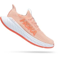 Hoka Carbon X 3 Dames Hardloopschoenen - Peach Parfait / Summer Song -Buitensport Winkel hoka carbon x 3 women s running shoes peach parfait summer song 8 1239813