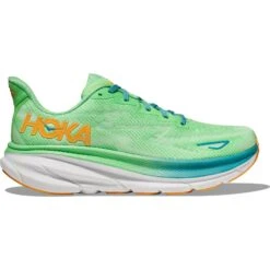 Hoka Clifton 9 Hardloopschoenen Heren - Zest / Lime Glow -Buitensport Winkel hoka clifton 9 running shoes zest lime glow 3 1502518