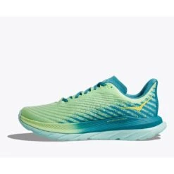 Hoka Mach 5 Hardloopschoenen - Lime Glow / Ocean Mist -Buitensport Winkel hoka mach 5 running shoes lime glow ocean mist1 1 1503115