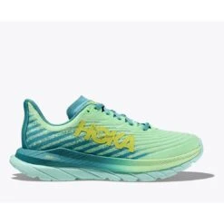 Hoka Mach 5 Hardloopschoenen - Lime Glow / Ocean Mist -Buitensport Winkel hoka mach 5 running shoes lime glow ocean mist1 2 1503116