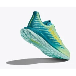 Hoka Mach 5 Hardloopschoenen - Lime Glow / Ocean Mist -Buitensport Winkel hoka mach 5 running shoes lime glow ocean mist1 5 1503119