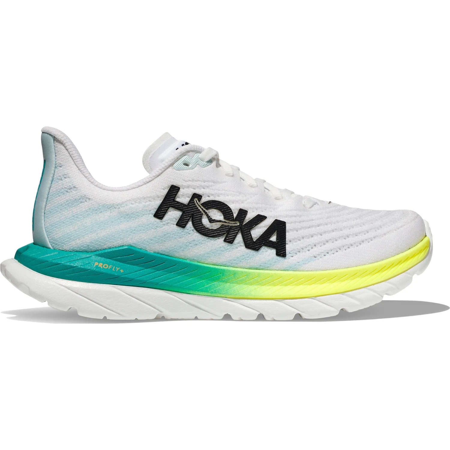 Hoka Mach 5 Hardloopschoenen - Wit / Blue Glass 3 Hoka Mach 5 Hardloopschoenen - Wit / Blue Glass - Afbeelding 3