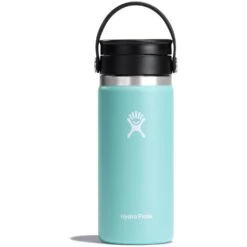 Hydro Flask 16 Oz Wide Mouth Koffie Thermobeker + Flex Sip Dop - 473 Ml - Dew
