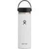 Hydro Flask 20 Oz Wide Mouth Insulated Bottle + Flex Cap - 591ml - White