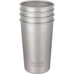 Klean Kanteen Pint Cup Drinkbeker (4er Pack) 473ml - Brushed Stainless