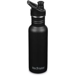 Klean Kanteen Classic Drinkfles Met Sport Cap 532 Ml - Zwart