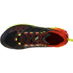 La Sportiva Bushido II Hardloopschoenen - Black/Goji -Buitensport Winkel la sportiva bushido ii running shoes black goji 4 912512