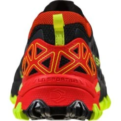 La Sportiva Bushido II Hardloopschoenen - Black/Goji -Buitensport Winkel la sportiva bushido ii running shoes black goji 6 912514