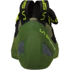 La Sportiva GeckoGym Vegan Klimschoenen - Olive/Neon -Buitensport Winkel la sportiva geckogym vegan climbing shoes olive neon 4 1064502