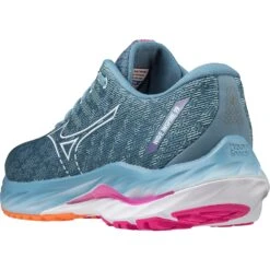 Mizuno Wave Inspire 19 Hardloopschoenen Dames - Provincial Blue / White / Magnificent Magenta -Buitensport Winkel mizuno wave inspire 19 womens running shoes provincial blue white magnificent magenta 6 1399090