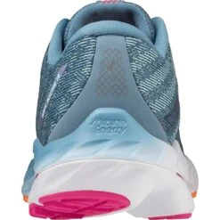 Mizuno Wave Inspire 19 Hardloopschoenen Dames - Provincial Blue / White / Magnificent Magenta -Buitensport Winkel mizuno wave inspire 19 womens running shoes provincial blue white magnificent magenta 8 1399092