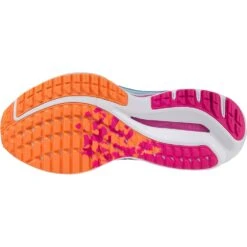 Mizuno Wave Inspire 19 Hardloopschoenen Dames - Provincial Blue / White / Magnificent Magenta -Buitensport Winkel mizuno wave inspire 19 womens running shoes provincial blue white magnificent magenta 9 1399093