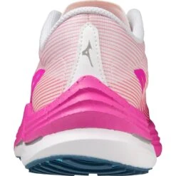 Mizuno Wave Rebellion Flash Hardloopschoenen Dames - White / Silver / Magnificent Magenta -Buitensport Winkel mizuno wave rebellion flash womens running shoes white silver magnificent magenta 5 1399193