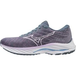 Mizuno Wave Rider 26 Hardloopschoenen Dames - Wisteria / White / China Blue