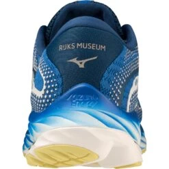 Mizuno Wave Rider 27 Amsterdam Hardloopschoenen Heren - Lapis Blue / Gluten Yellow / Poseidon -Buitensport Winkel mizuno wave rider 27 amsterdam running shoes lapis blue 459c poseidon 10 1503959